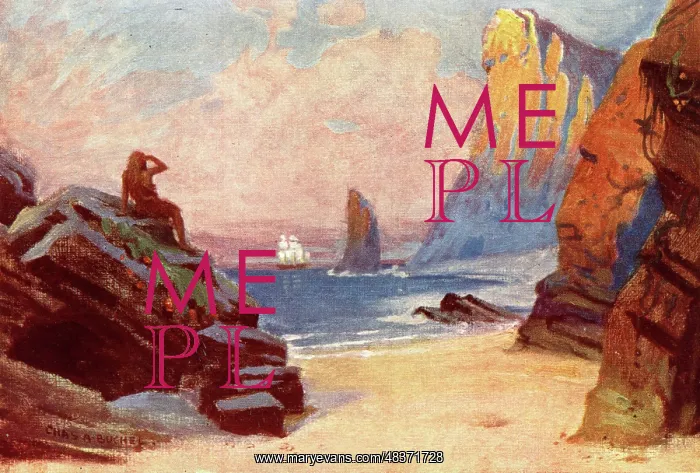 : Caliban watching departing ship, The Tempest, Shakespeare : Caliban watching departing ship, The Tempest, Shakespeare