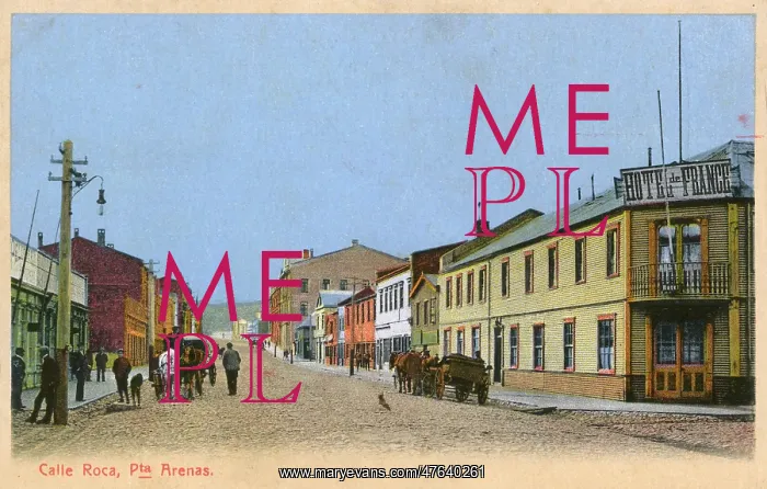: Calle Roca, Punta Arenas, Magallanes, Chile, South America : Calle Roca, Punta Arenas, Magallanes, Chile, South America