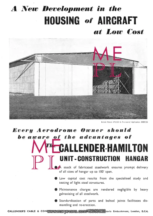 : Callender-Hamilton Construction Hangars : Callender-Hamilton Construction Hangars