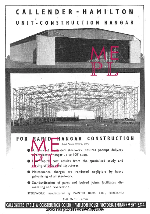 : Callender-Hamilton Construction Hangars : Callender-Hamilton Construction Hangars