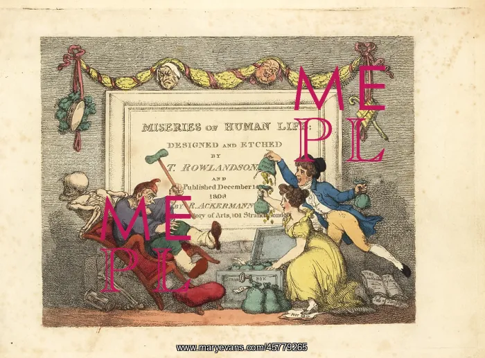 : Calligraphic title page with vignette of the Skeleton : Calligraphic title page with vignette of the Skeleton