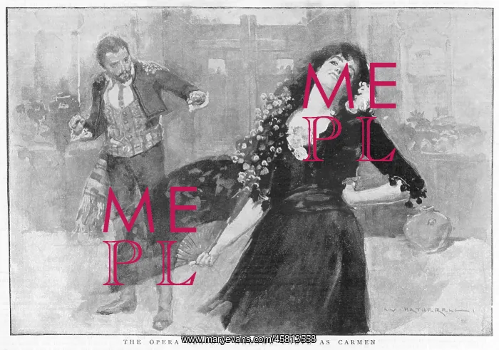  : Calve As Carmen - 1893