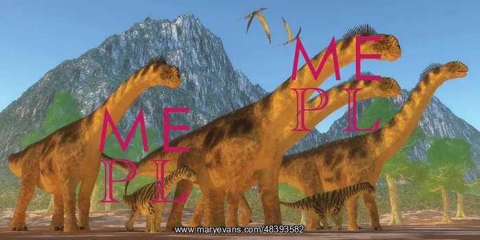 : A Camarasaurus sauropod dinosaur herd keeps watch on their ? : A Camarasaurus sauropod dinosaur herd keeps watch on their ?