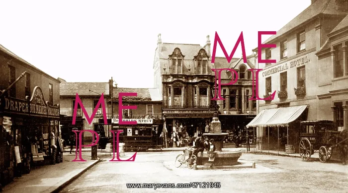 : Camborne Commercial Square early 1900s