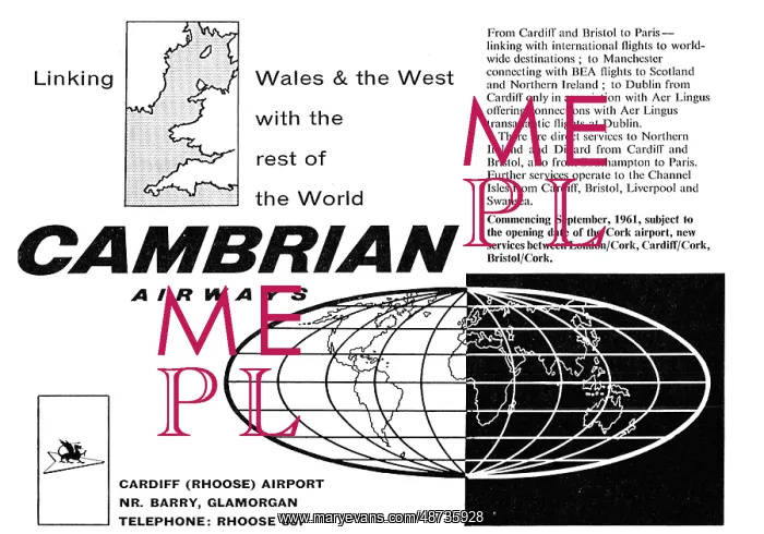 : Cambrian Airways - Wales & The West : Cambrian Airways - Wales & The West