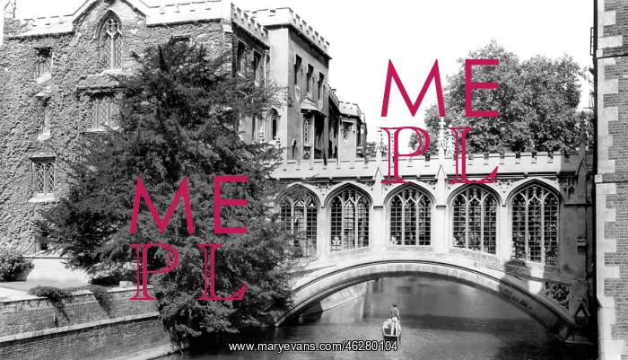  : Cambridge, the Bridge of Sighs c1955