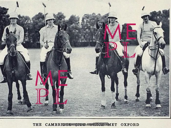 : Cambridge polo team 1939 : Cambridge polo team 1939