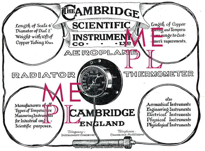 : The Cambridge Scientific Instrument - : The Cambridge Scientific Instrument -