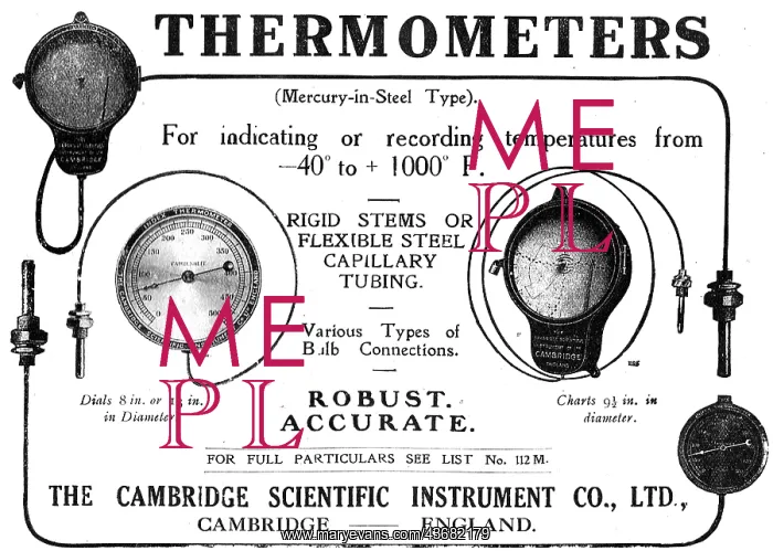 : The Cambridge Scientific Instrument : The Cambridge Scientific Instrument