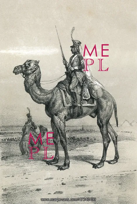 : CAMEL & RIDER EGYPT 18C : CAMEL & RIDER EGYPT 18C