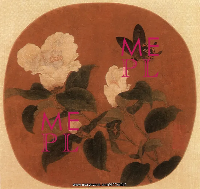  : Camelias and Butterfly