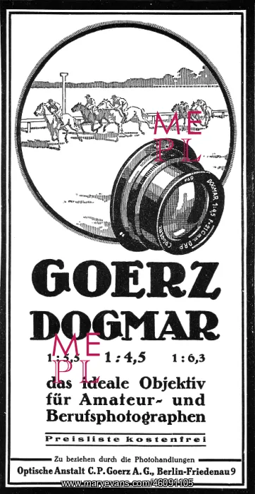: Camera lens advert : Camera lens advert