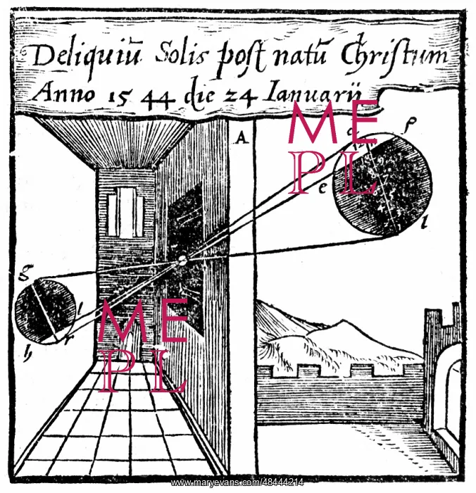 : Camera obscura: projecting a solar eclipse into : Camera obscura: projecting a solar eclipse into