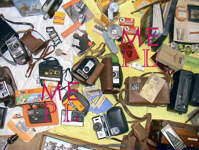 : Camera selection, 20th century, wall, textile print : Camera selection, 20th century, wall, textile print