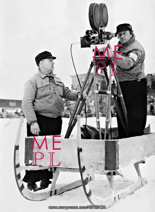 : Cameraman at the Olympic Games, 1936 : Cameraman at the Olympic Games, 1936