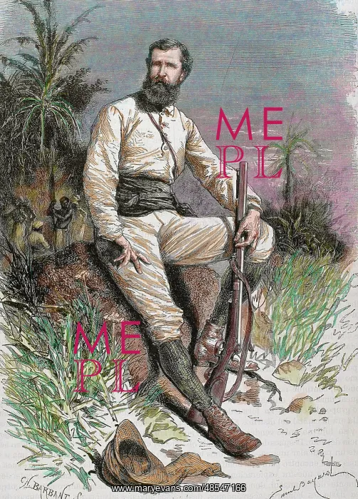 : Cameron, Verney Lovett (1844-1894). British traveler and exp : Cameron, Verney Lovett (1844-1894). British traveler and exp