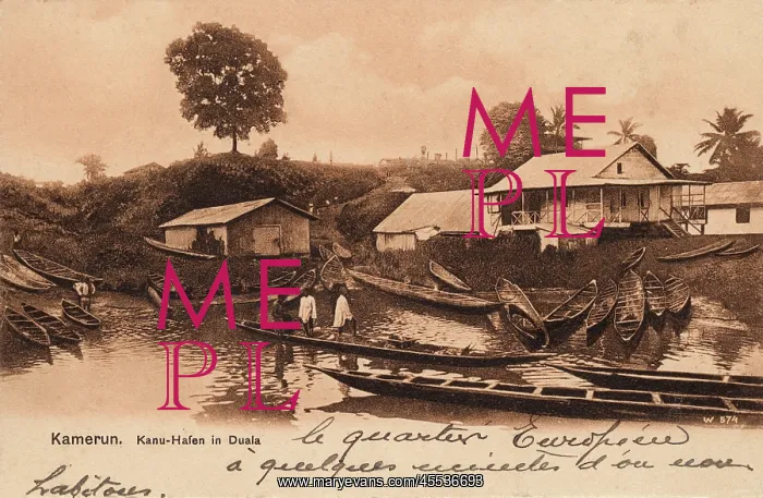  : Cameroon - Douala. The Canoe Port