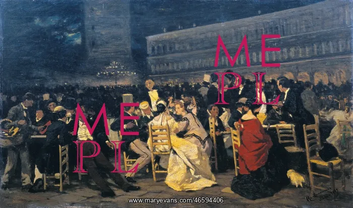 : CAMMARANO, Michele (1835-1920). St Mark's Square : CAMMARANO, Michele (1835-1920). St Mark's Square