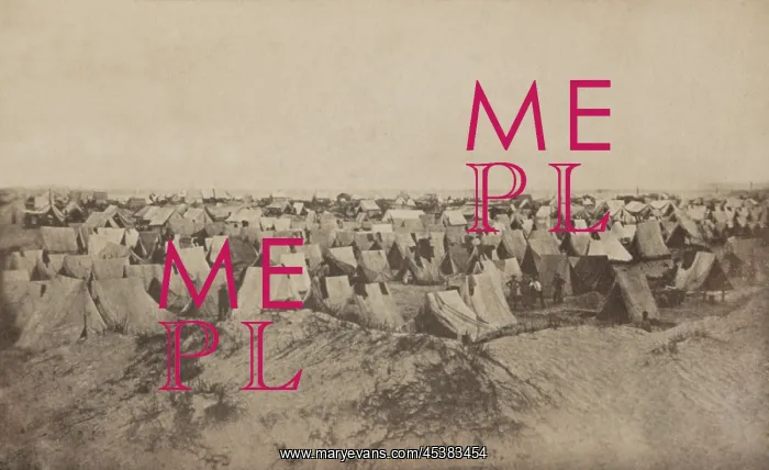 : Camp of the 9th Maine volunteers, on one the : Camp of the 9th Maine volunteers, on one the