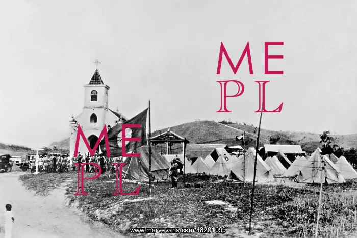 : Camp of the Brazilian government troops : Camp of the Brazilian government troops