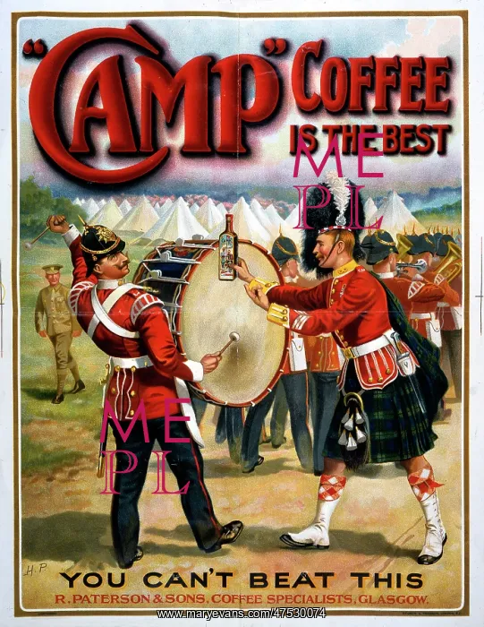  : Camp coffee poster