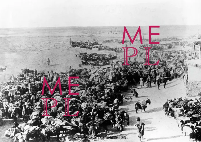 : Camp of a Persian tribe during WWI, 1914 : Camp of a Persian tribe during WWI, 1914