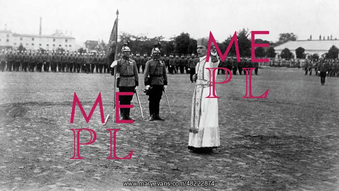 : Camp service before the march out to the front, 1915 : Camp service before the march out to the front, 1915