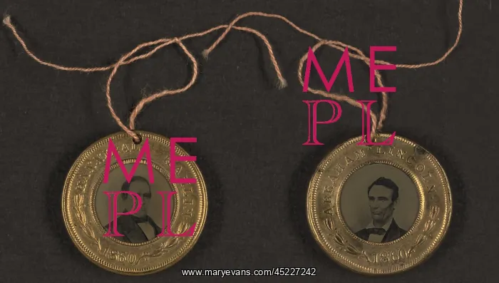 : Campaign button for 1860 presidential election ? : Campaign button for 1860 presidential election ?