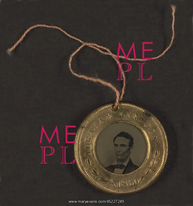 : Campaign button for 1860 presidential election ? : Campaign button for 1860 presidential election ?
