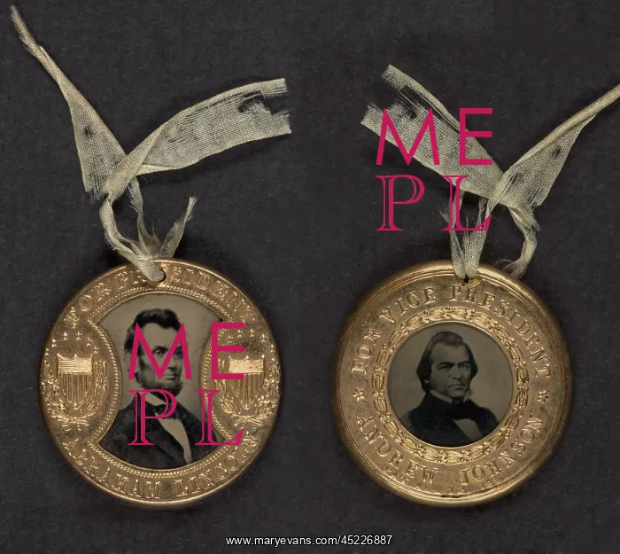 : Campaign button for 1864 presidential election ? : Campaign button for 1864 presidential election ?