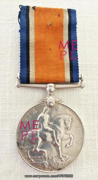 : Campaign Medal of Harold Auerbach, WW1 : Campaign Medal of Harold Auerbach, WW1
