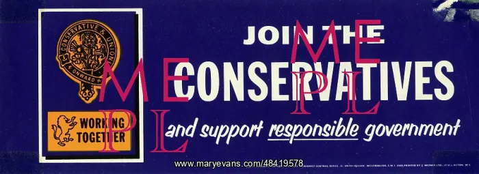  : Campaign poster, Conservative Party