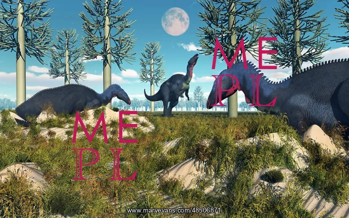 : Camptosaurus nesting ground set during the Jurassic Period : Camptosaurus nesting ground set during the Jurassic Period