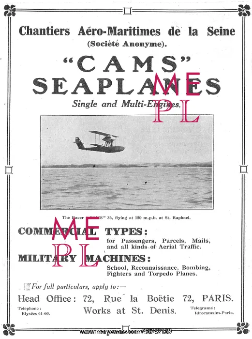  : Cams Seaplanes