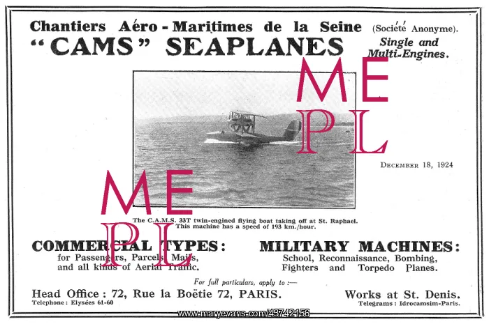 : CAMS Seaplanes : CAMS Seaplanes
