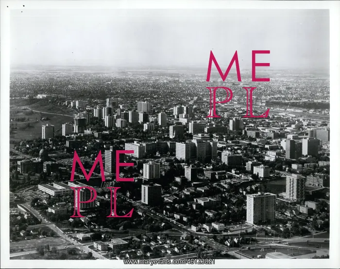 : Canada. 1968 - Midtown Skyline: The burgeoning luxury apartment : Canada. 1968 - Midtown Skyline: The burgeoning luxury apartment