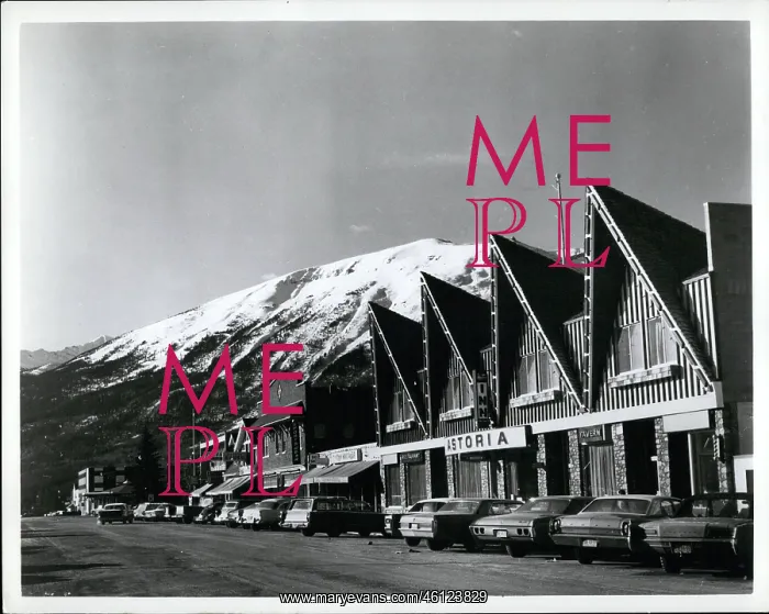 : Canada. 1968 - Jasper, Canada - Winter sports center (Credit Image : Canada. 1968 - Jasper, Canada - Winter sports center (Credit Image