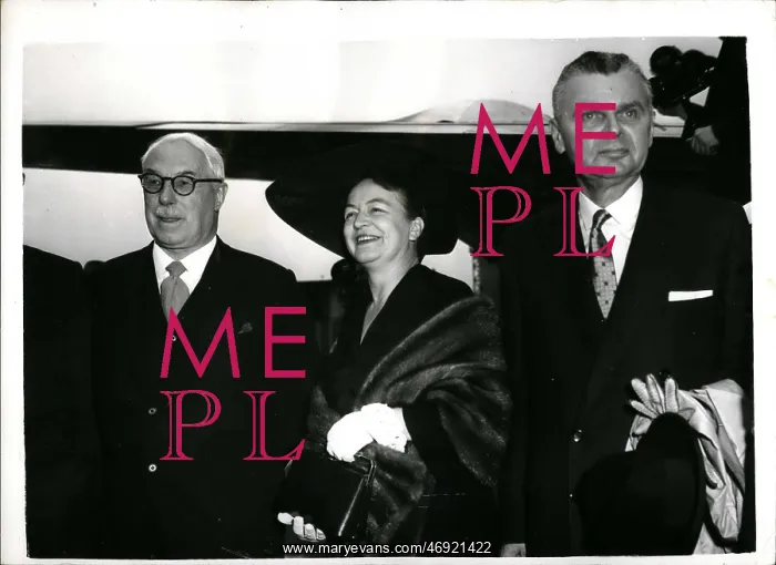 : Canada. Jun. 06, 1957 - Canada's New Prime Minister Arrives for Commonwealth Conference : Canada. Jun. 06, 1957 - Canada's New Prime Minister Arrives for Commonwealth Conference