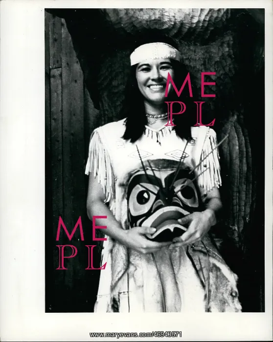  : Canada. Feb. 25 Montreal Expo'67 Hostess of the Canadian Indians Pavilion