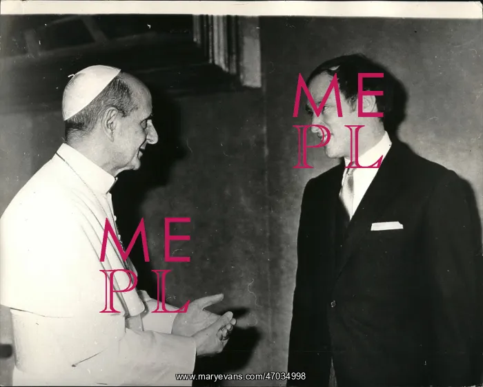 : Canada. Jan. 01, 1969 - Canadian Prime Minister received by the Pope: Photo Shows Mr : Canada. Jan. 01, 1969 - Canadian Prime Minister received by the Pope: Photo Shows Mr