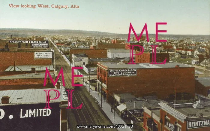 : Canada - Alberta, Calgary - View looking west : Canada - Alberta, Calgary - View looking west