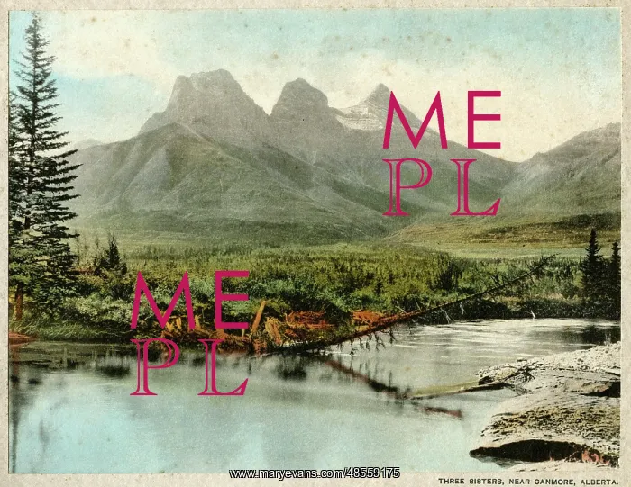 : Canada - The Three Sisters, Canmore, Alberta : Canada - The Three Sisters, Canmore, Alberta