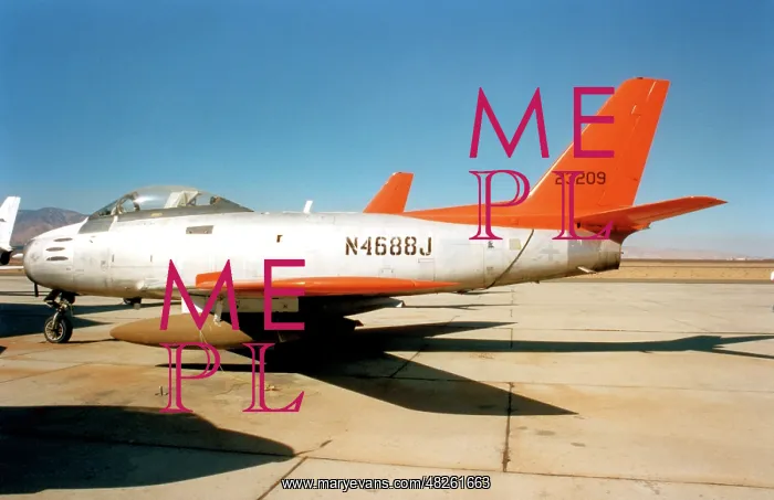 : Canadair CL-13A Sabre 5 - QF-86E Sabre. 23209 - N4688J : Canadair CL-13A Sabre 5 - QF-86E Sabre. 23209 - N4688J