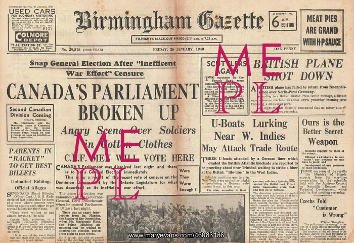: Canada's Parliament is dissolved : Canada's Parliament is dissolved
