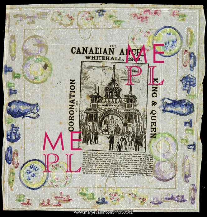 : The Canadian Arch, Whitehall, 1902 : The Canadian Arch, Whitehall, 1902