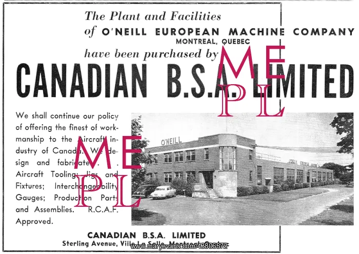 : Canadian B.S.A. Montreal : Canadian B.S.A. Montreal