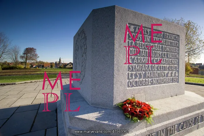 : Canadian Memorial at Crest Farm : Canadian Memorial at Crest Farm
