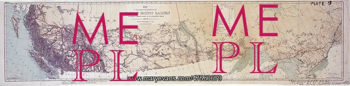 : Canadian Pacific Railway map : Canadian Pacific Railway map