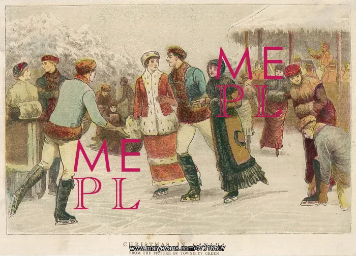 : Canadians ice skating, 1881 : Canadians ice skating, 1881
