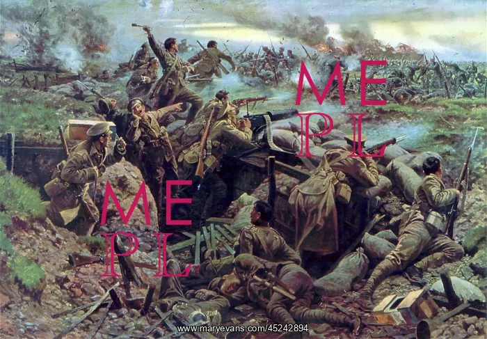 : The Canadians at Ypres - William Barnes Wollen : The Canadians at Ypres - William Barnes Wollen